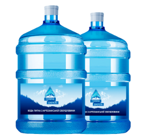 Вода питна бутильована ПОЛЯРНЕ ДЖЕРЕЛО артезіанська 18.9 л